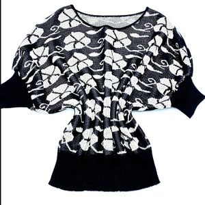 Dolman Sleeve Knit Sweater